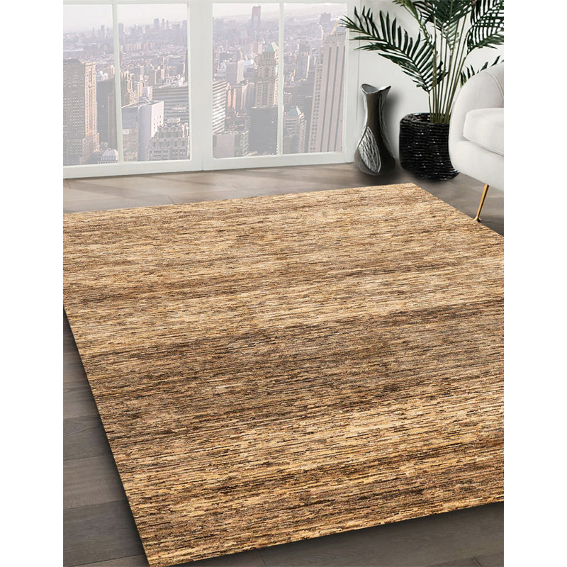 Awen Abstract Indoor Rug, Round 4'