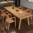 Brown Rectangular Solid Wood Dining Table-1915042661