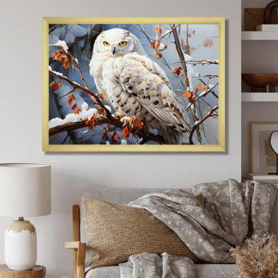 «Snowy Owl Winter I», reproduction sur toile