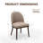 Wide Cushioned Solid Wood Dining Chairs-1531881735
