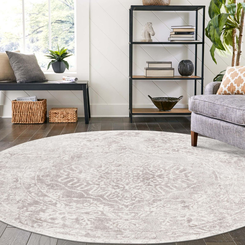 Malayna Oriental Indoor Rug, Round 3'