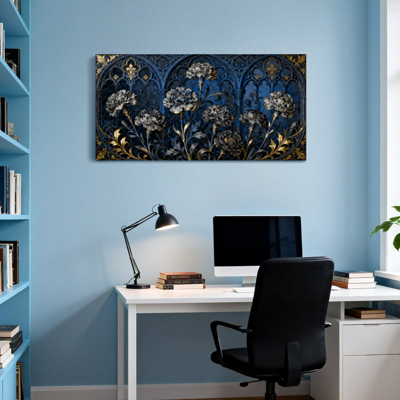 Plantes et fleurs, H 16 po x l 32 po
