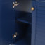 Meuble-lavabo bleu 36 po avec lavabo en céramique 36 po avec tiroirs à fermeture en douceur, structure en bois massif, rangement multi-organisateur-1614039873