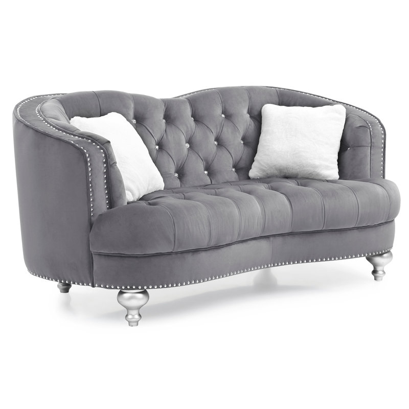 Causeuse charme Blue, Gris