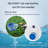 6 Pack Blue Spa Filter Cartridges, Pool Hot Tub Filters Replacement, Filtration Inflatable Hot Tub