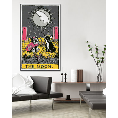 La lune par Rita Taverni - reproduction sur toile
