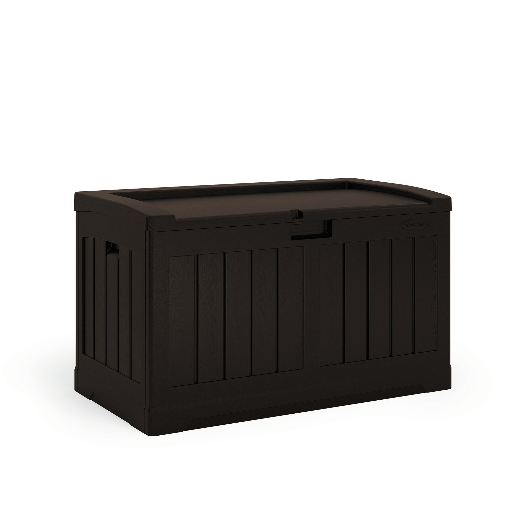 Suncast 50 Gallon Water Resistant Deck Box in Java