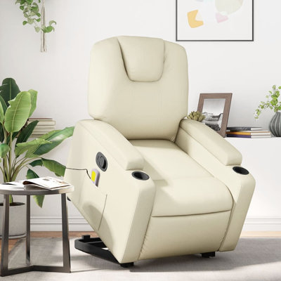 Fauteuil de massage en faux cuir