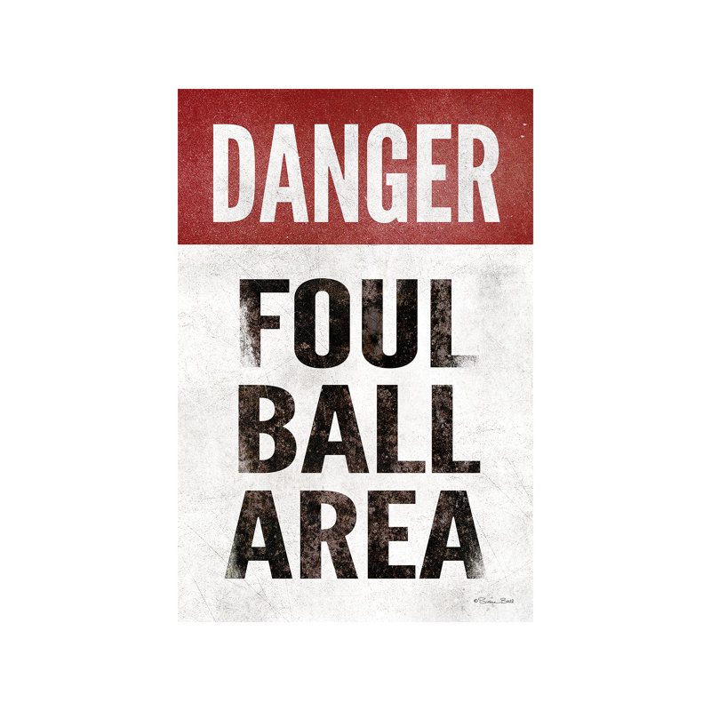 Foul Ball Area - Wrapped Canvas Print, 66.04 cm H x 45.72 cm W x 3.175 cm D, Wrapped Canvas