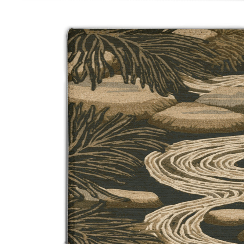 Tapis d'intérieur et d'extérieur brun Nature, Rectangulaire 8 pi x 10 pi