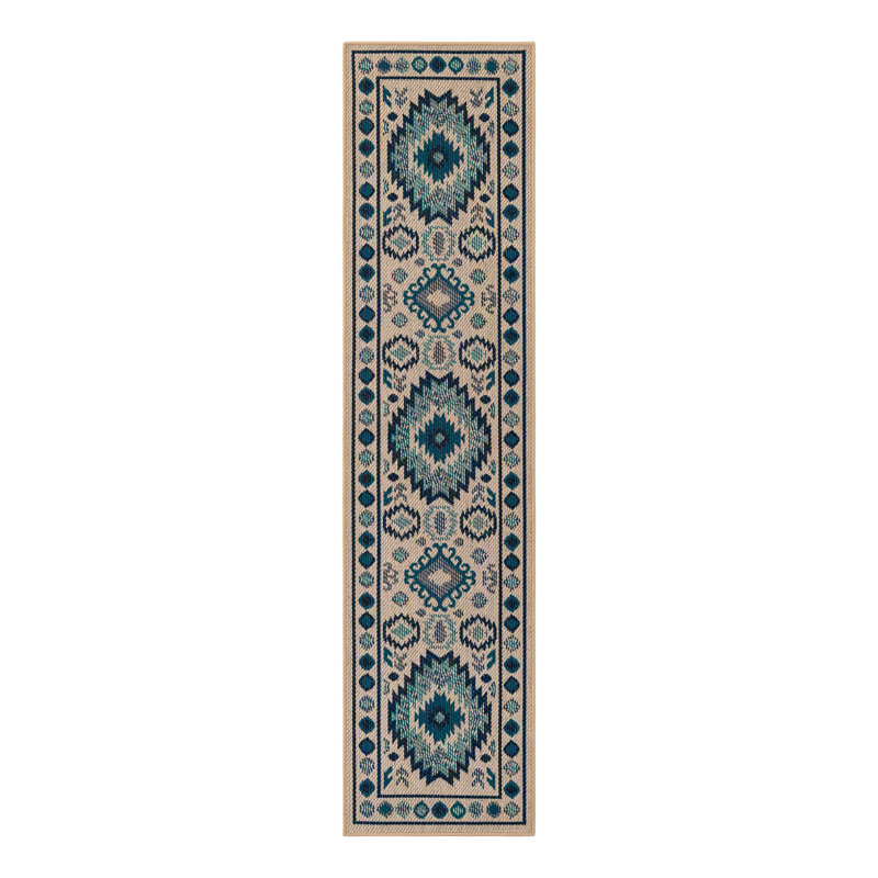 Tapis intérieur / extérieur Marlenia Marlenia, Tapis de couloir 2 pi x 8 pi