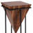 Dennyn Modern Handcrafted Solid Wood End Table with Metal Base-1863729425