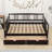 Full Size Daybed Wood Bed with Two Drawers-1187796126