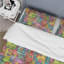 Ensemble de housse de couette rose, bleu et robot Friends II-109148923