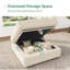 Module de repose-pieds modulaire en velours côtelé modulaire-1574685375
