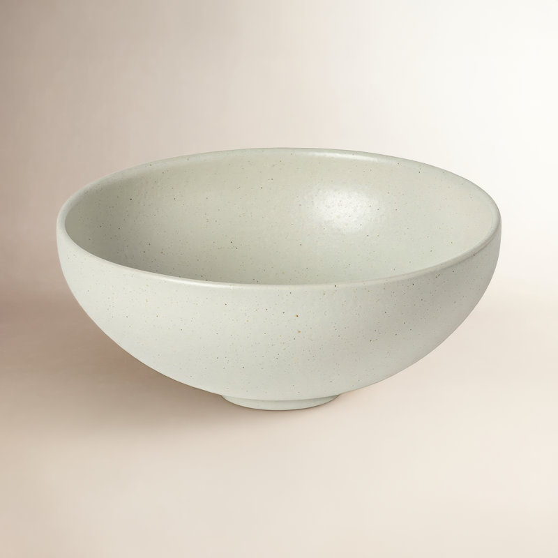 Casafina Pacifica Handmade Stoneware Ramen Bowl, Oyster Gray