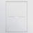44-48 In. W X 72 In. H Double Sliding Shower Door, Semi-Frameless Bypass Bathroom Sliding Door With 1/4" (6Mm) Tempered Glass For Walk-In Shower, Brushed Nickel GF-24D03-48BNX-122371940