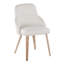 Chaise rembourrée York en similicuir York par Lumisource - ensemble de 2-113645579-113645573