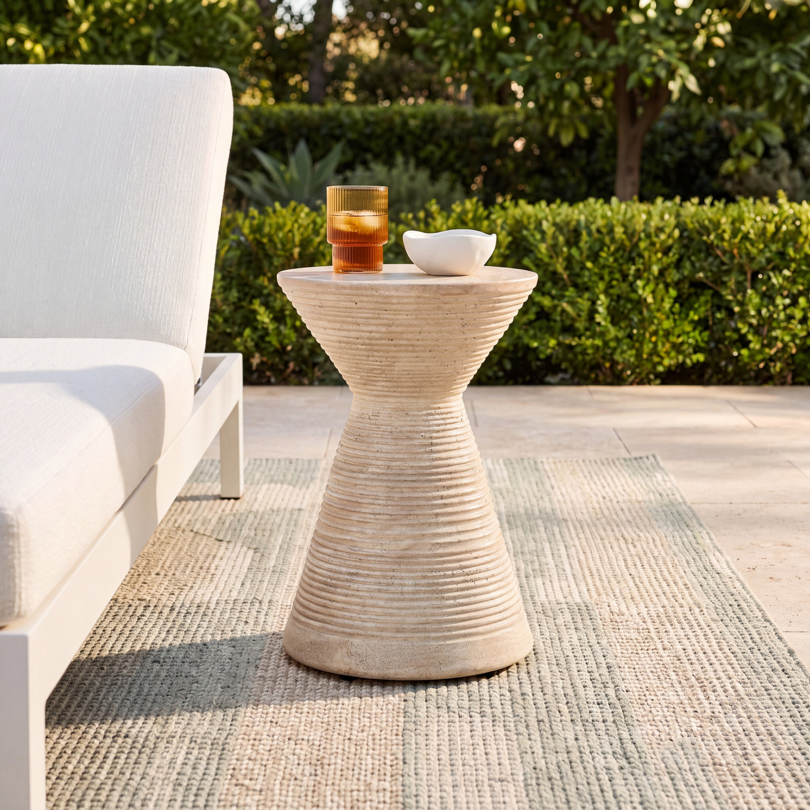 15" Patio Table, Natural