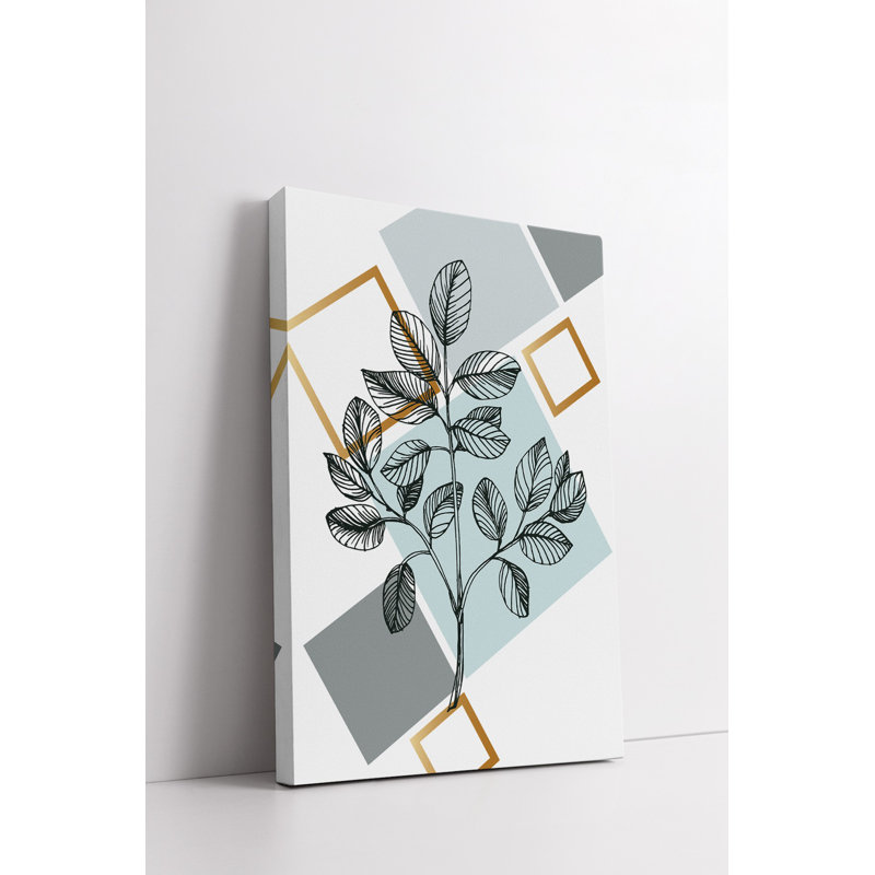 Peinture décorative sur toile, H 23,6 po x l 15,7 po