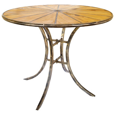 Energicus Round Outdoor Bistro Table - 101 cm W 101 cm D