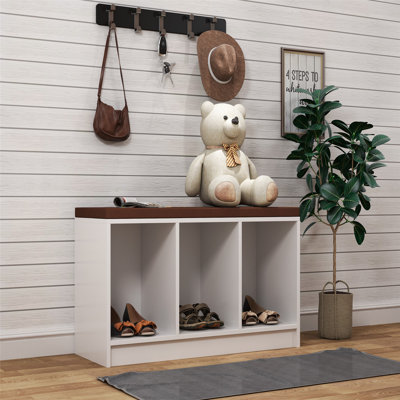 Ingulf Upholstered Bench with Cubby