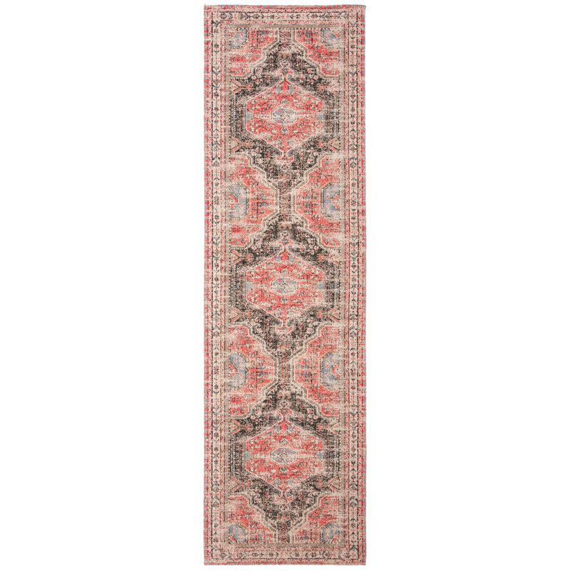 Tapis oriental Lauro, Tapis de couloir 2 pi 3 po x 8 pi