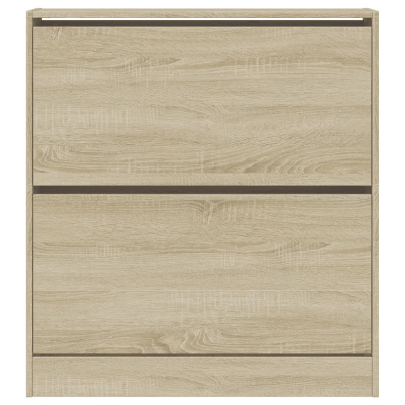 6 Pair Shoe Storage Cabinet, Sonoma Oak