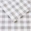 Drap imprimé à carreaux gris à motif de chevrons, 4 pièces, 100% flanelle de coton, doux au toucher, drap-housse élastique, pièces, avec draps et taies d'oreiller, lavable à la machine