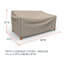 Housse pour causeuse d'extérieur Miguel-9428133