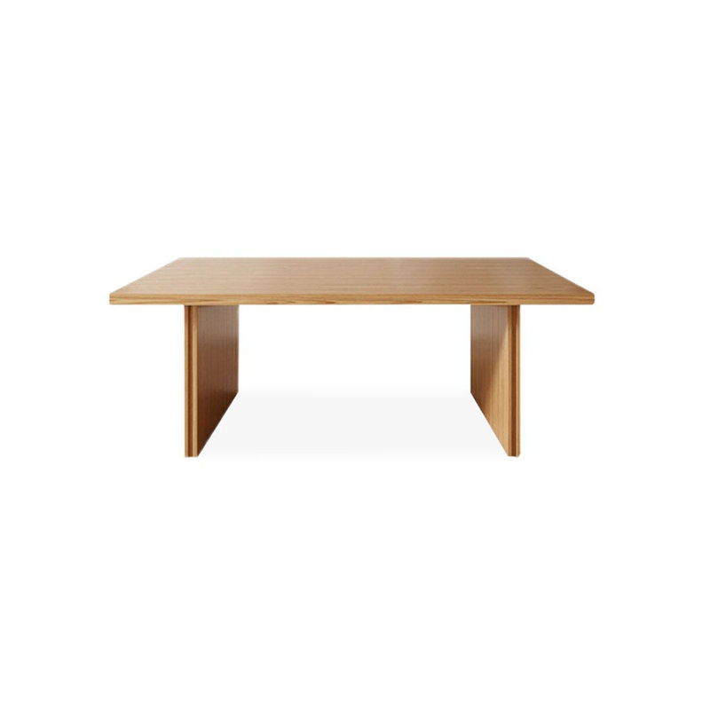 Modern and simple solid wood rectangular desk, Burlywood, 29.53" H x 62.99" W x 27.56" D