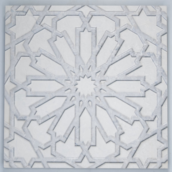 12''x 12'' Ceramic Patterned Wall Tile