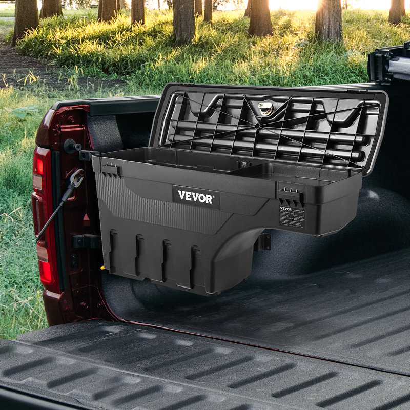 Boîte de rangement pour lit de camion 17 étages, couvercle verrouillable
