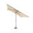 2.4mx3m Crank and Tilt Rectangular Parasol Grey Powder Coated Pole (38mm Pole, 8 Ribs) This parasol is made using Polyester Fabric which has a Weather-Proof Coating & UPF Sun Protection Level 50-2135400228