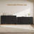 Dresser for Bedroom, Freestanding Horizontal Drawer with Storage, Wooden Closet Chest Storage for Living Room, Hallway, Entryway-211006036