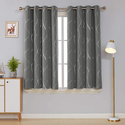 Kellda Thermal Room Darkening Polyester Curtain Panels