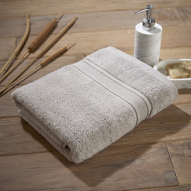 Luxury Zero Twist 100% Cotton Bath Sheet, Silver