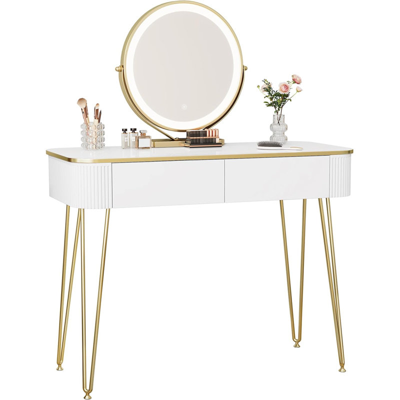 Aaria Dressing Table with Mirror