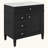 Modern Bathroom Storage Cabinet with Top Sink and a Tip-out Drawer