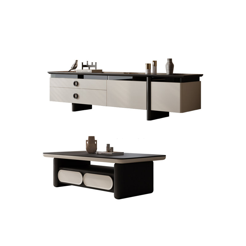 Home TV stand coffee table combination