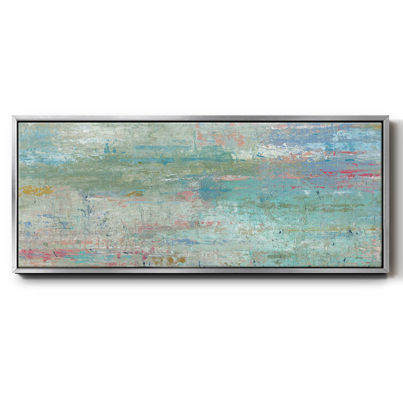 «Pastel Watergarden», toile encadrée, H 8 po x l 20 po