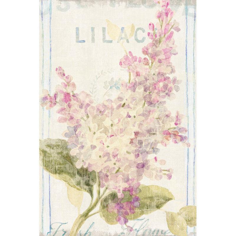 «Floursack Florals V» par Danhui Nai, reproduction d'art sur toile tendue, H 30 po x l 20 po