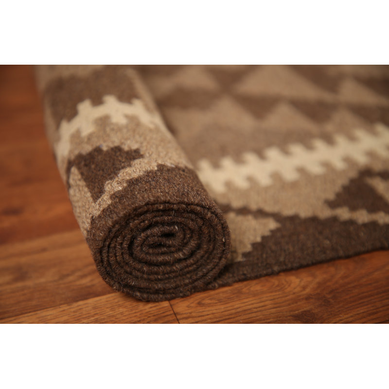 Geometric Kilim Reversible Area Rug 3x5