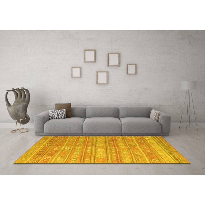 Performance Southwestern Indoor Rug, Square 3'
