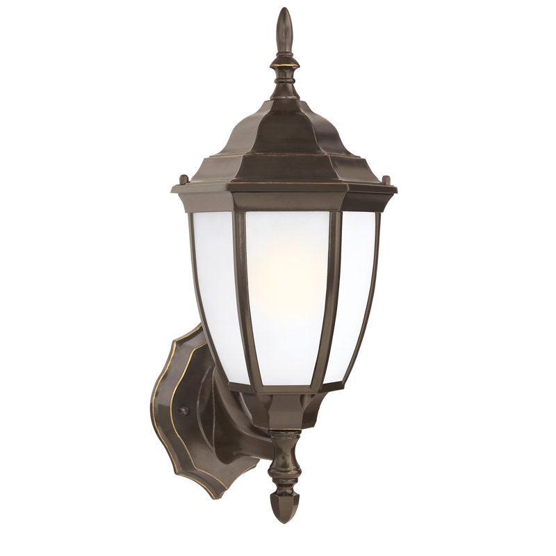 Bakersville One Light Outdoor Wall Lantern from Generation Lighting , No, Antique Bronze