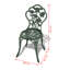 Barreto 3 Piece Bistro Set Cast Aluminium-42083003