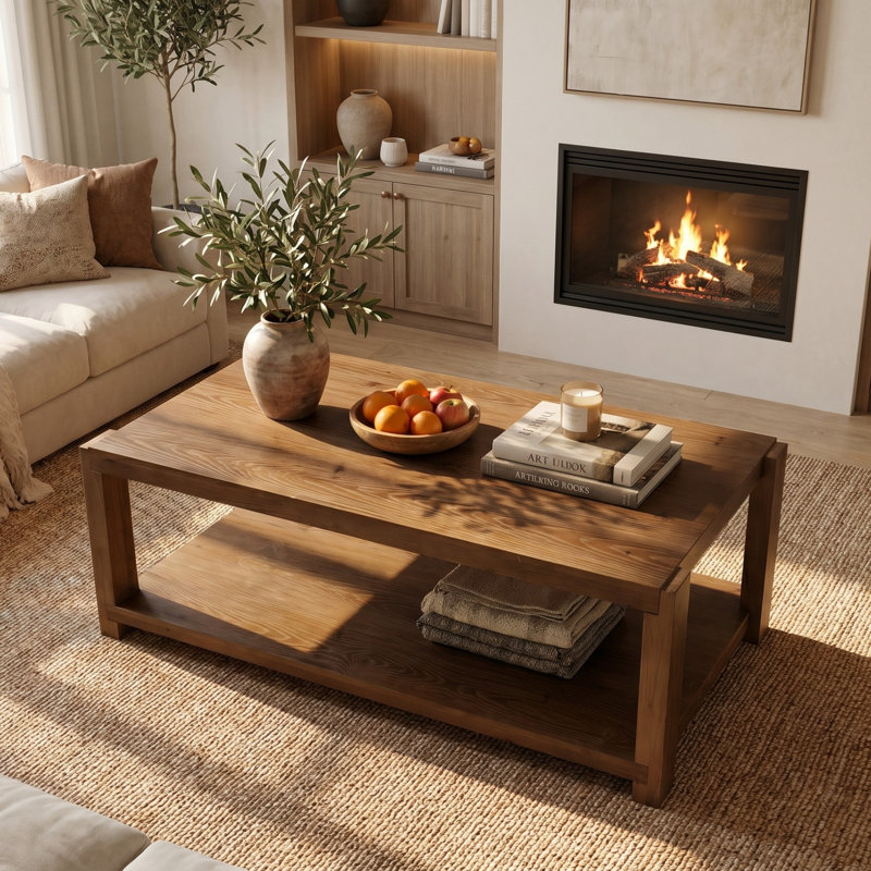 Solid Wood Coffee Table