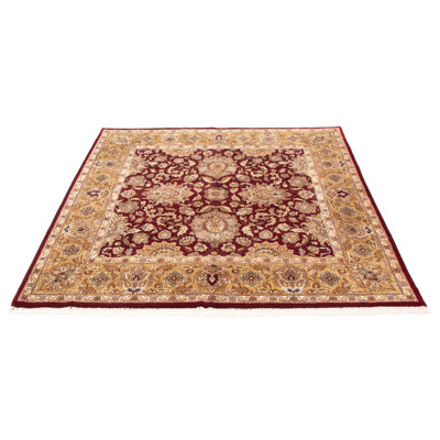 One-of-a-Kind 8' X 8' New Age Square Wool Area Rug in