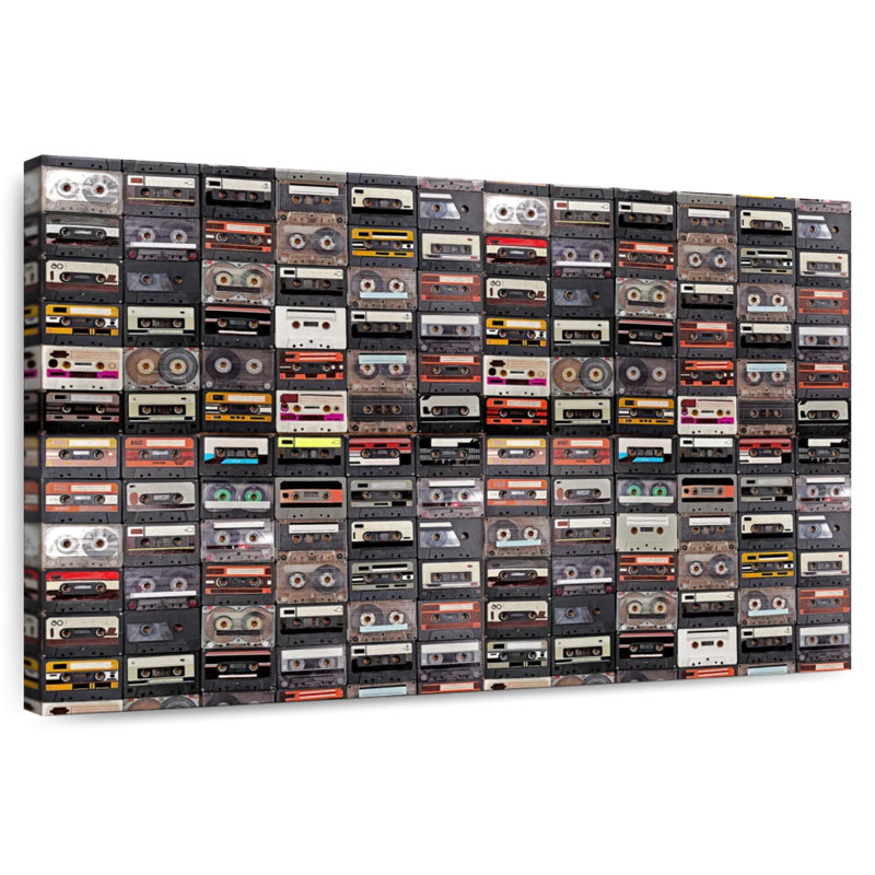 Abarca Audio Cassettes Collection, 16" H x 24" W