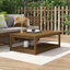 Singita Rectangular Pine Outdoor Coffee Table , cm W cm D-250652307-250652305